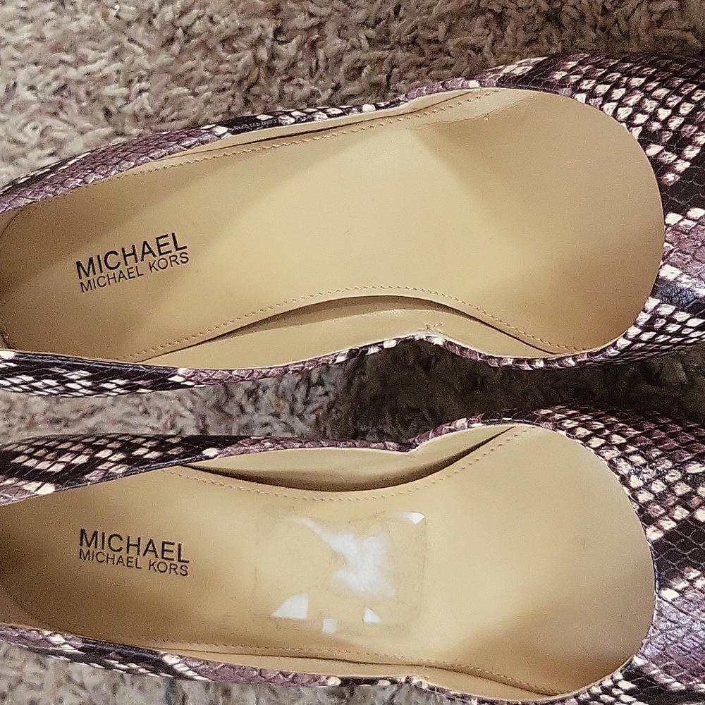 Michael Kors Snake Print Heels